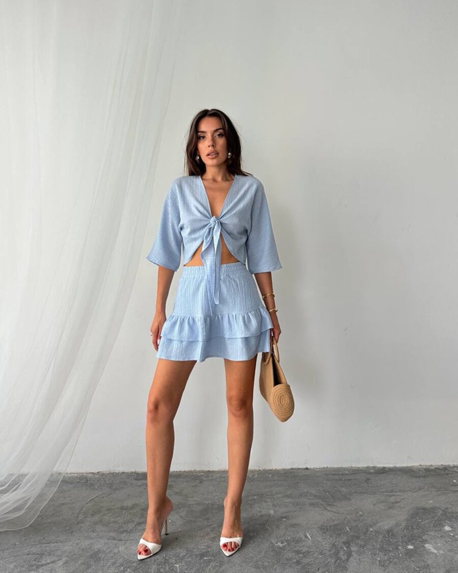 Dvodjelni set Joy - plavi - Slika 2