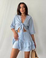 Dvodjelni set Joy - plavi - Slika 6