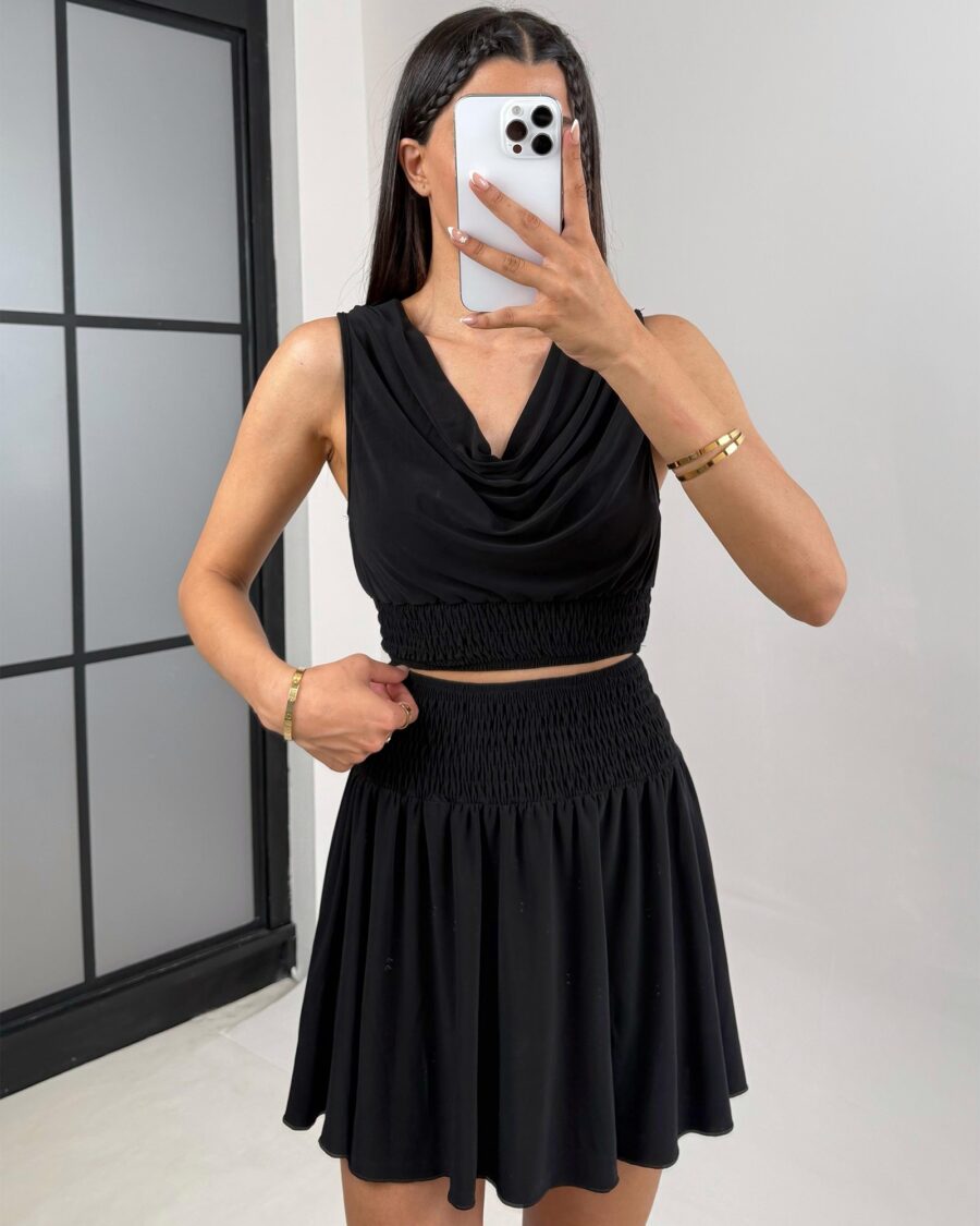 Dvodjelni set Vixen - crni - Slika 4