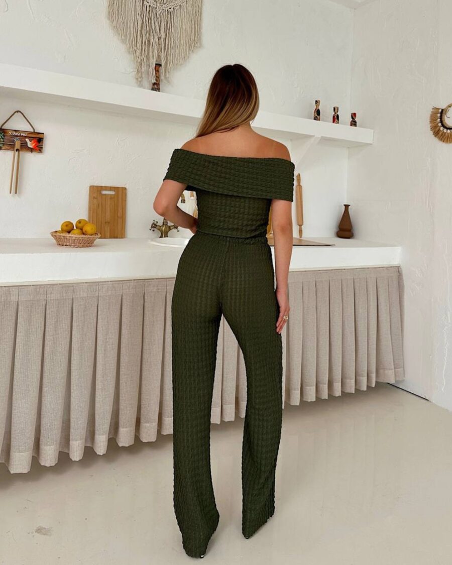 Dvodjelni set Lora - zeleni - Slika 7