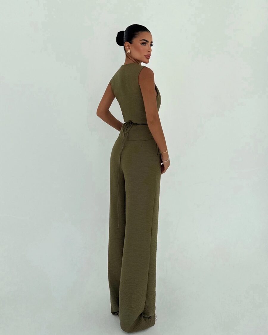 Dvodjelni set Zaika  - maslinasti - Slika 3