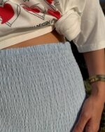 Maxi suknja Bahar - baby plava - Slika 3