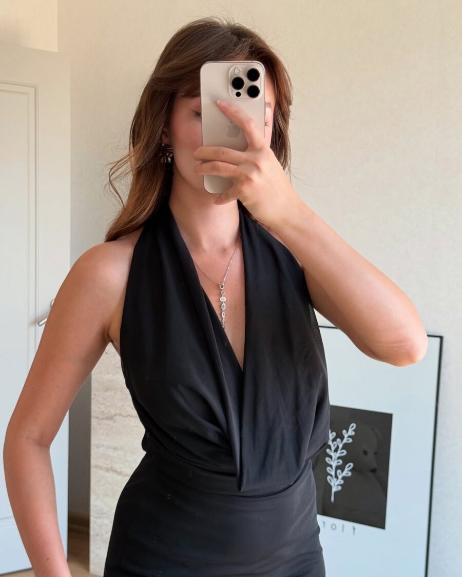 Maxi haljina Marx - crna - Slika 3