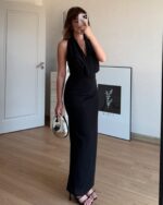 Maxi haljina Marx - crna - Slika 6