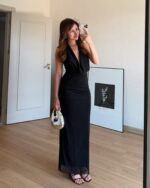 Maxi haljina Marx - crna - Slika 2