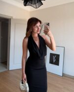 Maxi haljina Marx - crna - Slika 8