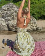 Midi haljina Tavens - žuta - Slika 2