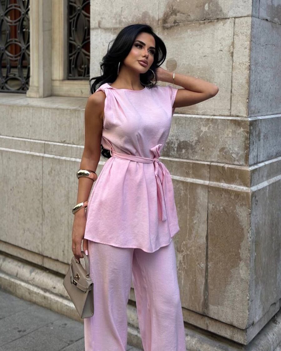 Dvodjelni set Olenna - rozi - Slika 2