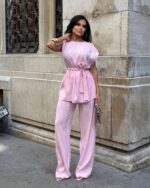 Dvodjelni set Olenna - rozi - Slika 5