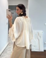 Košulja/bluza Rosier - bež - Slika 6