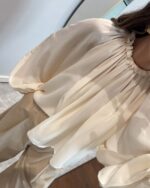 Košulja/bluza Rosier - bež - Slika 8