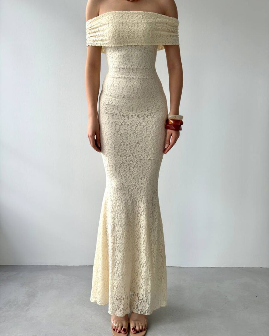 Maxi haljina Nikita - cream - Slika 5