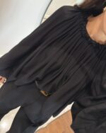 Košulja/bluza Rosier - crna - Slika 3