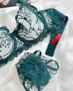 Dvodjelni lingerie set Love C korpe - zeleni - Slika 3