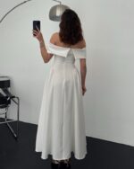 Midi haljina Vergara  - bijela - Slika 2