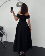 Midi haljina Vergara  - crna - Slika 2