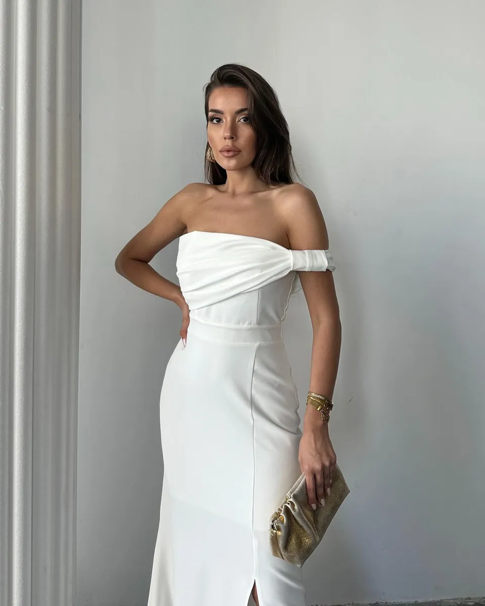 Maxi haljina Aura - bijela