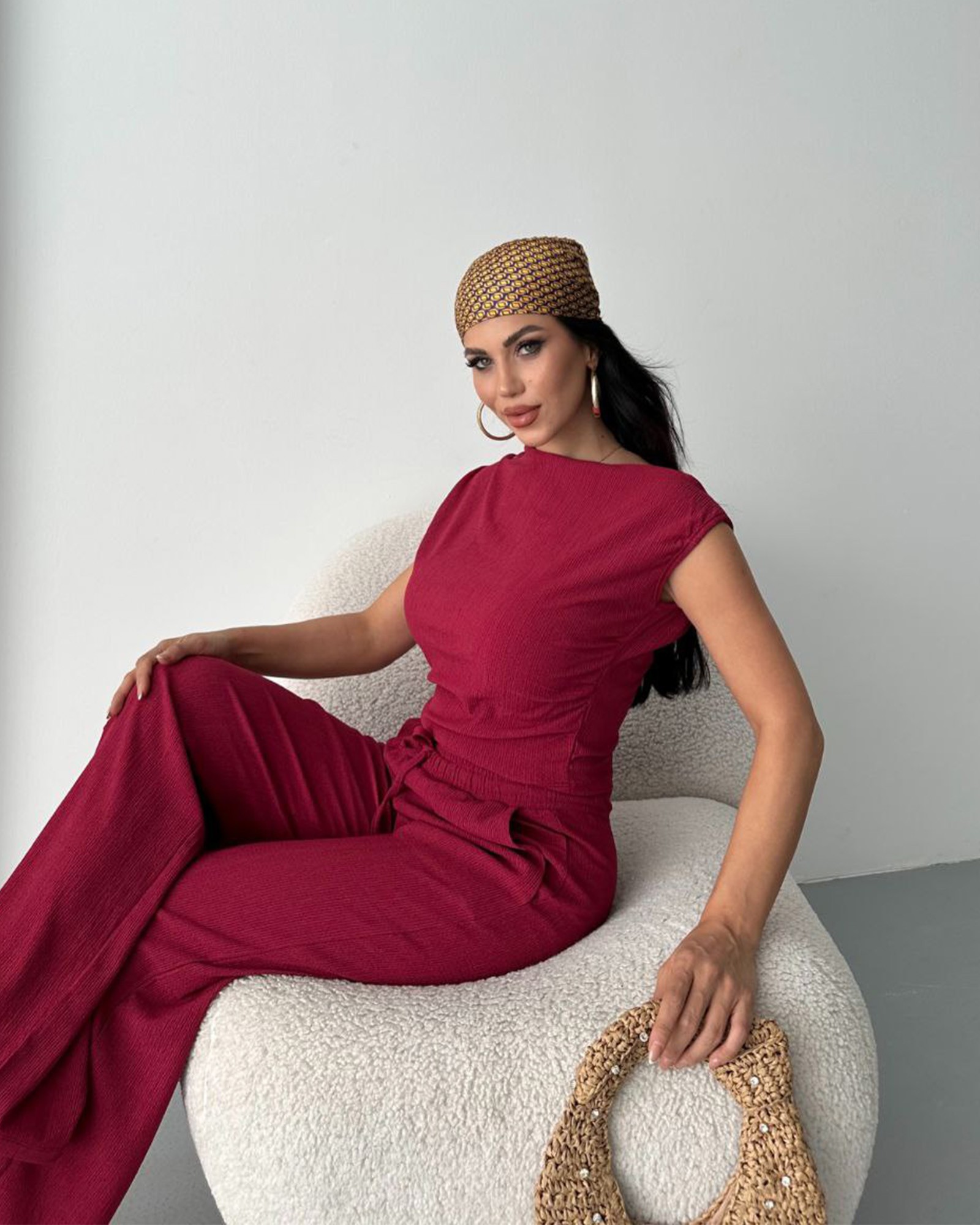 Dvodjelni set Delilah - bordo