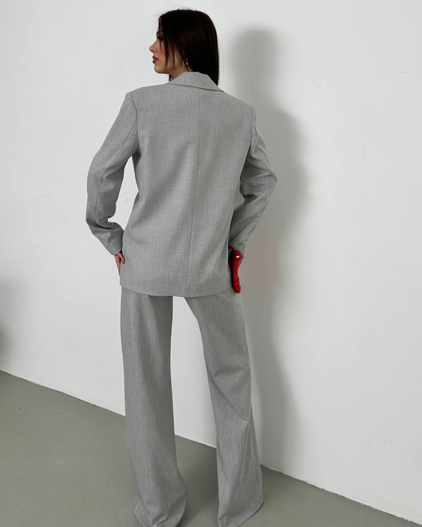 Oversize sako Lucas - sivi