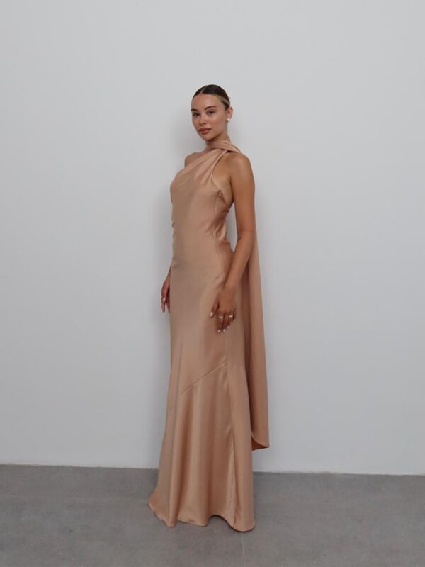 Maxi haljina Indiana - bež 9 Lunatik