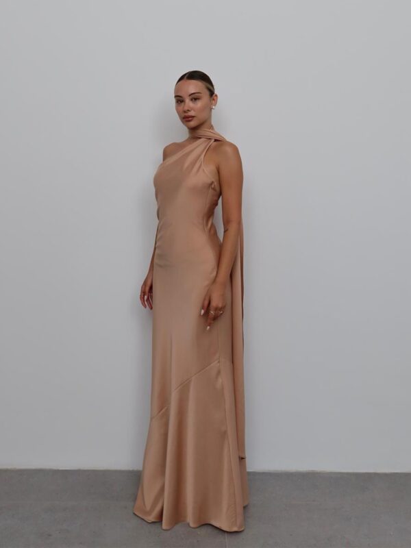 Maxi haljina Indiana - bež 8 Lunatik