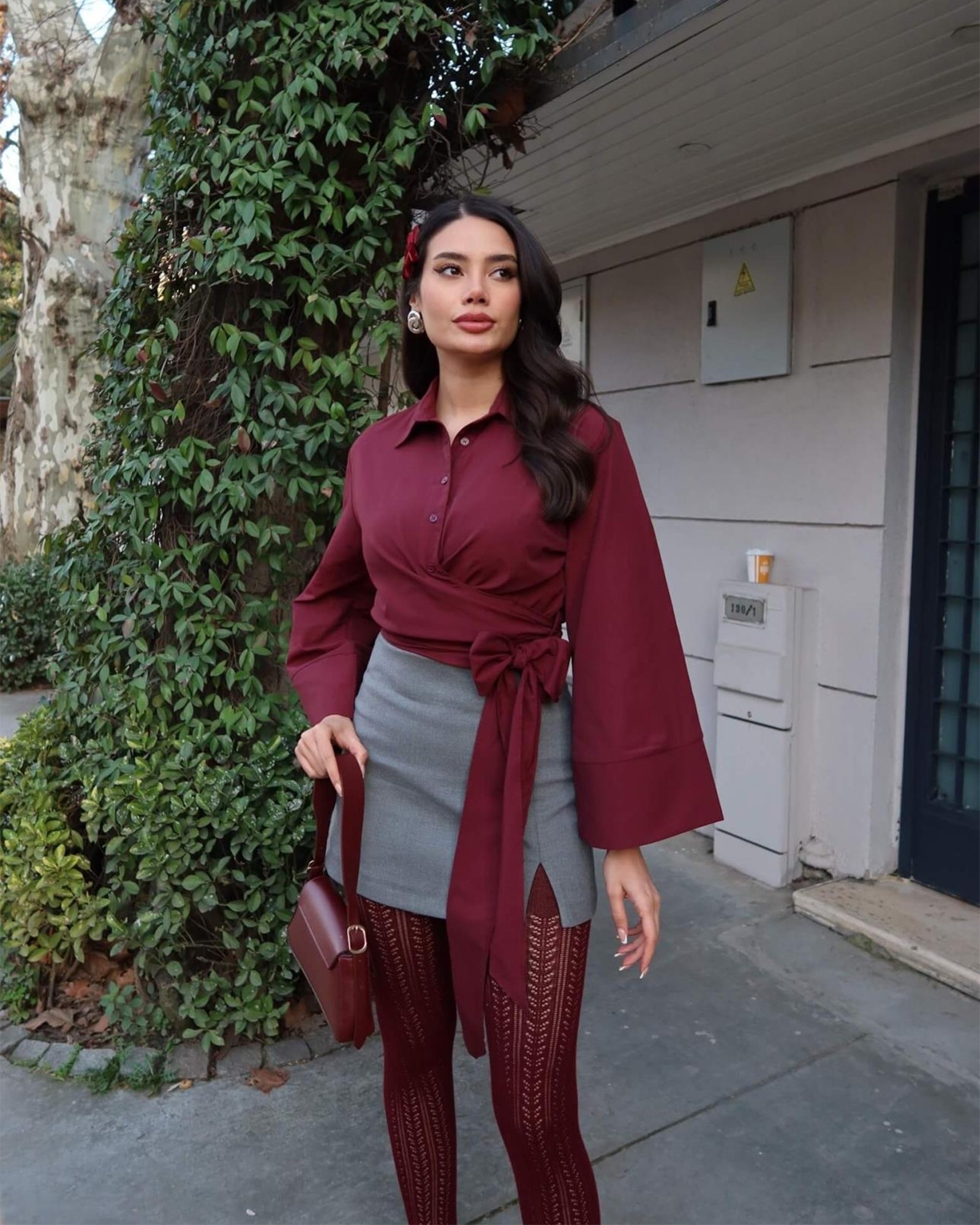 Košulja Malvina - bordo