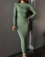 Midi haljina Lopez - zelena - Slika 5