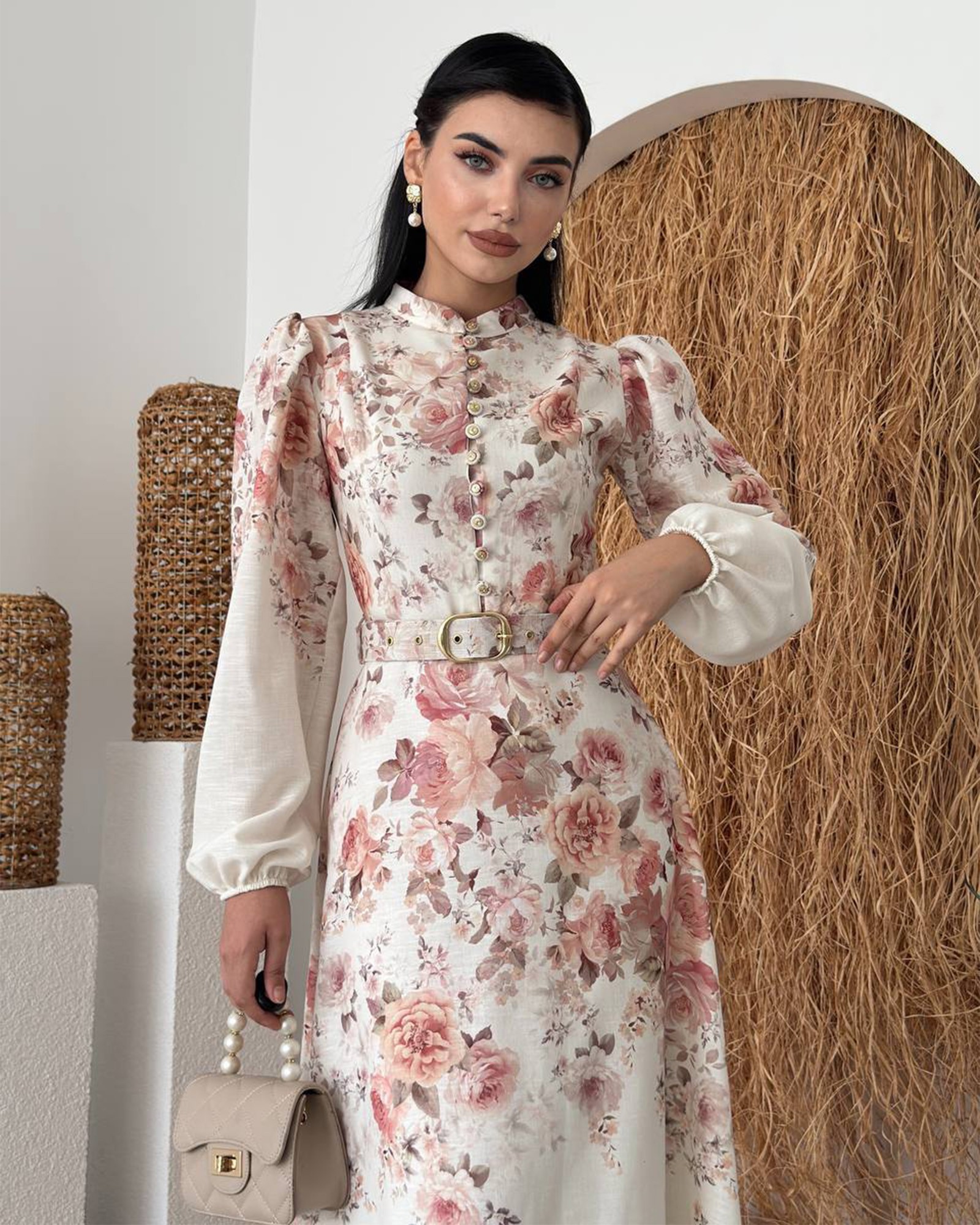 Midi haljina Marissa dugi rukav - Slika 2