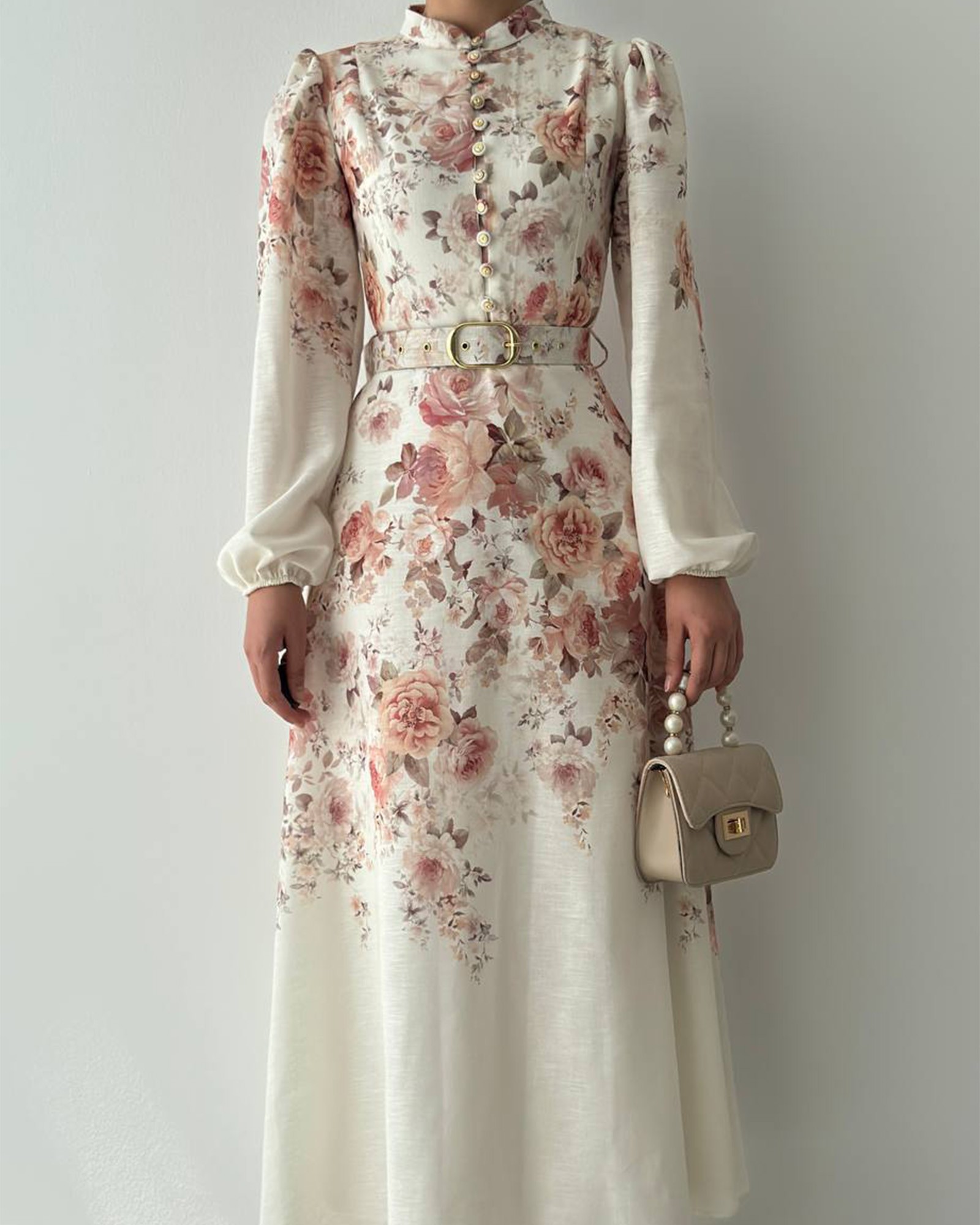 Midi haljina Marissa dugi rukav - Slika 5