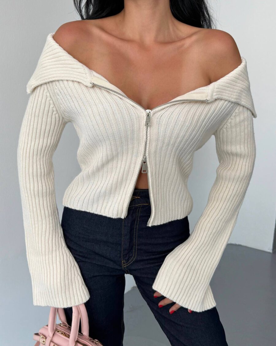 Džemper Taisa - cream bijeli - Slika 2