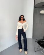 Džemper Taisa - cream bijeli - Slika 3