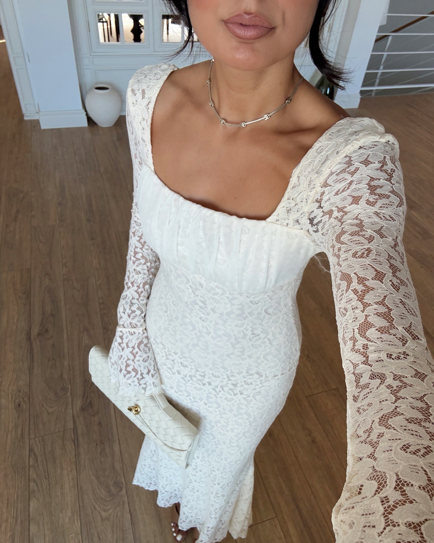 Midi haljina Amari - cream
