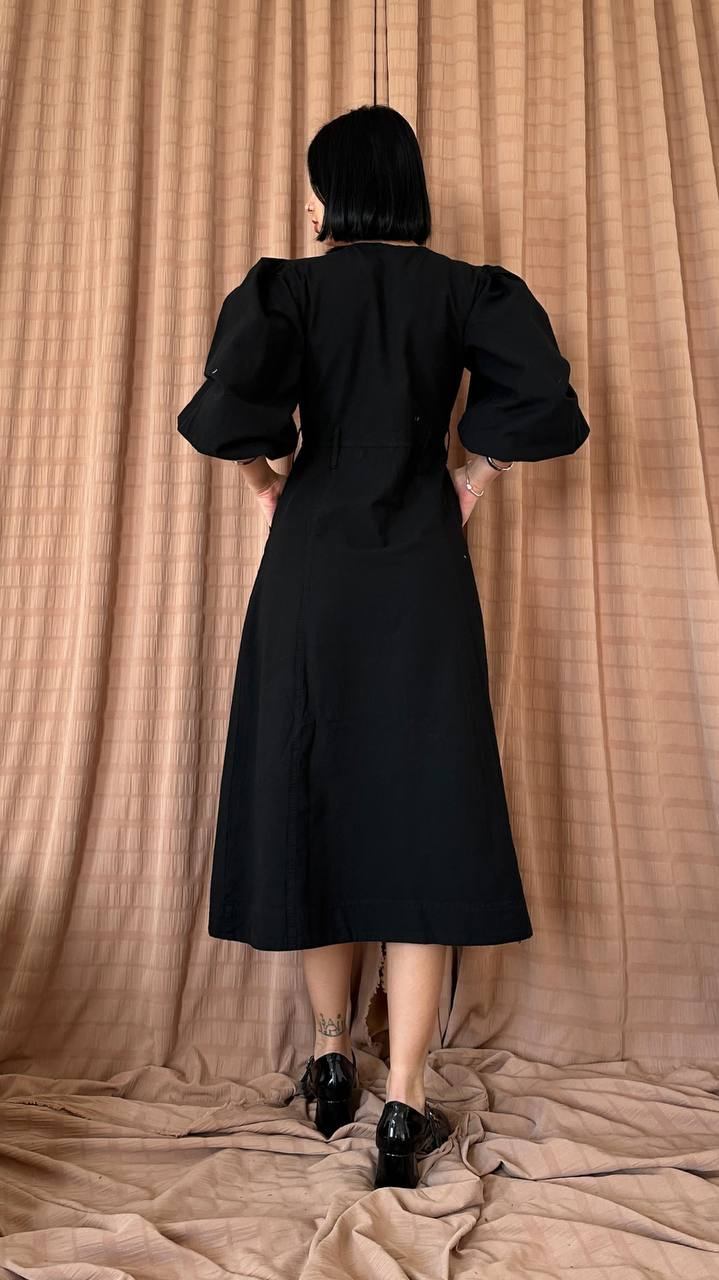 Midi haljina Clesi - crna - Slika 2