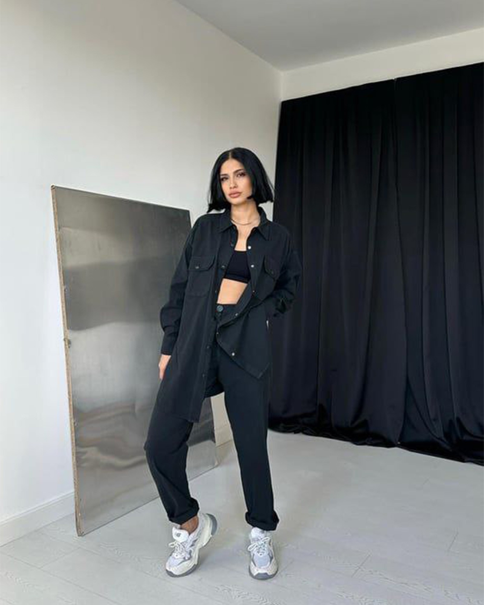Dvodjelni set Perisa - crni