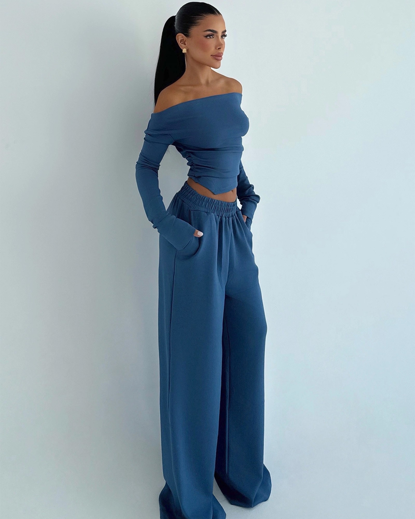 Dvodjelni set Chyler - plavi