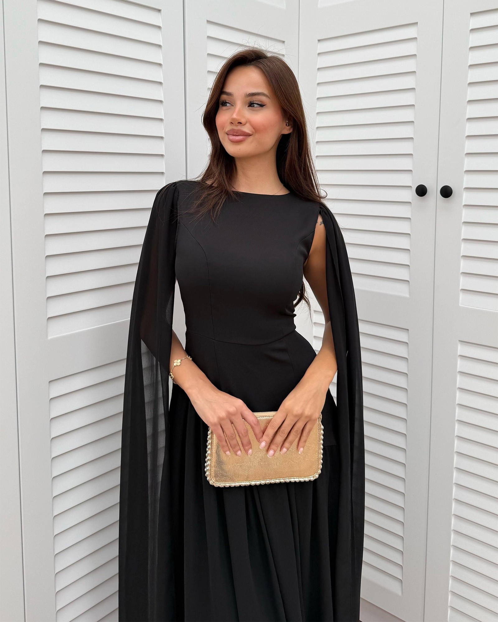 Maxi haljina Godell - crna - Slika 2