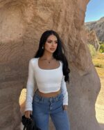 Majica Jamie - bijela - Slika 2