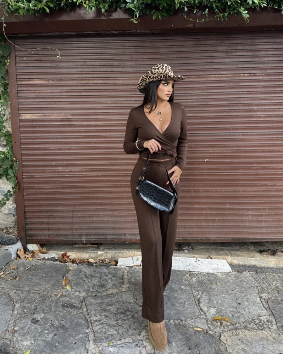 Dvodjelni set Becker - smeđi - Slika 4