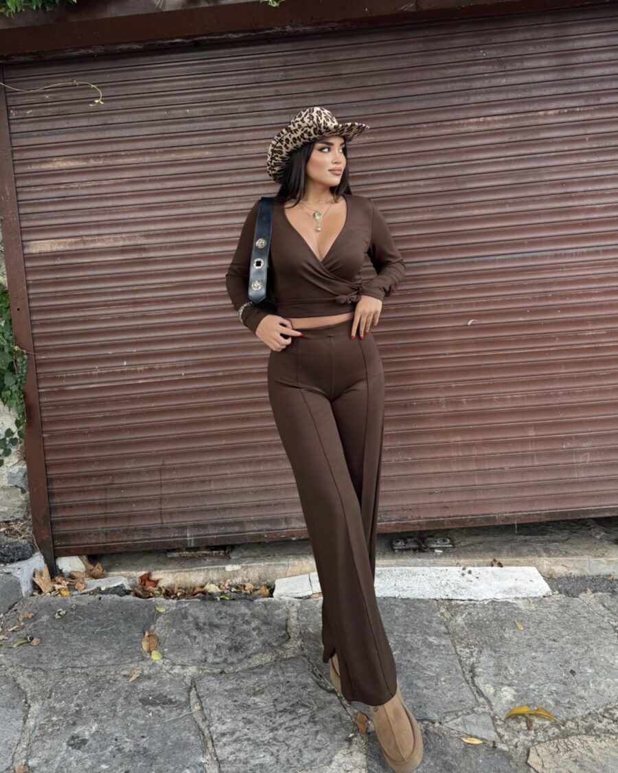 Dvodjelni set Becker - smeđi - Slika 3