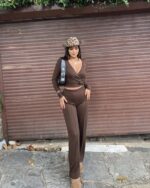 Dvodjelni set Becker - smeđi - Slika 6