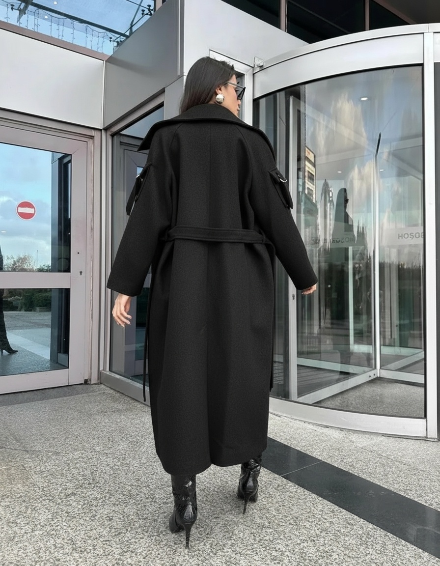 Kaput Araminta - crni - Slika 3