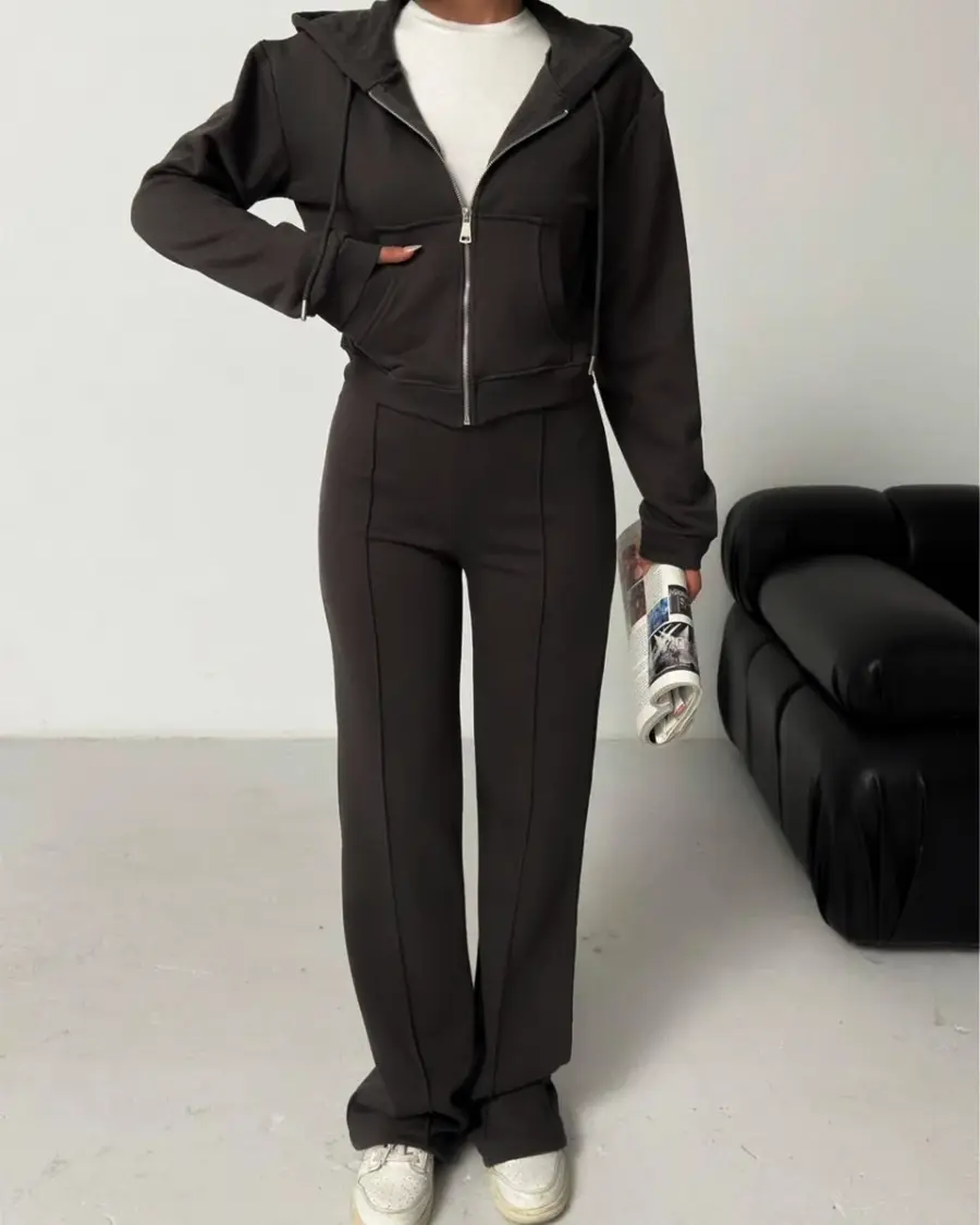 dd Dvodjelna trenerka Vira - antracit - Slika 1