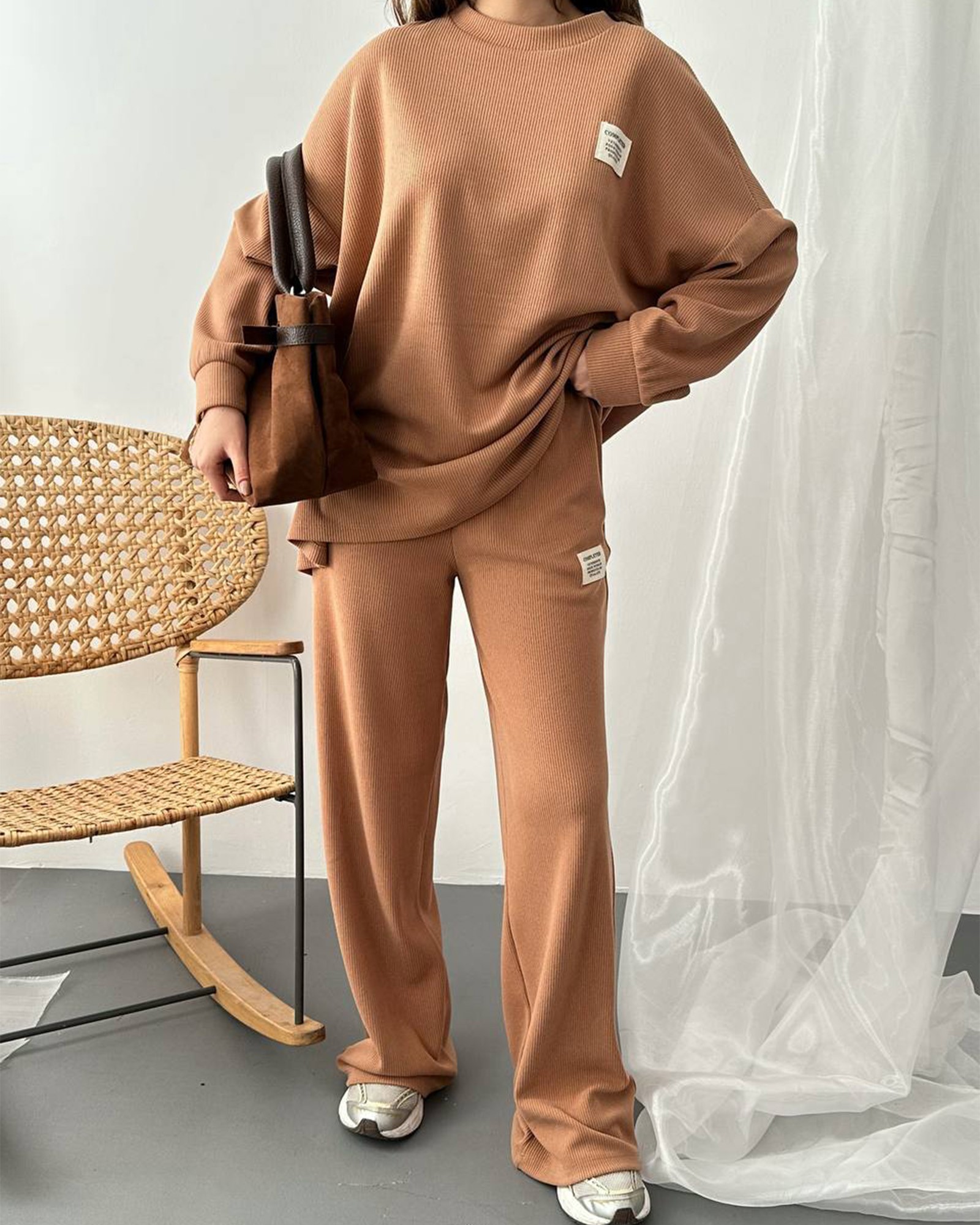 Dvodjelni set Nalini - camel