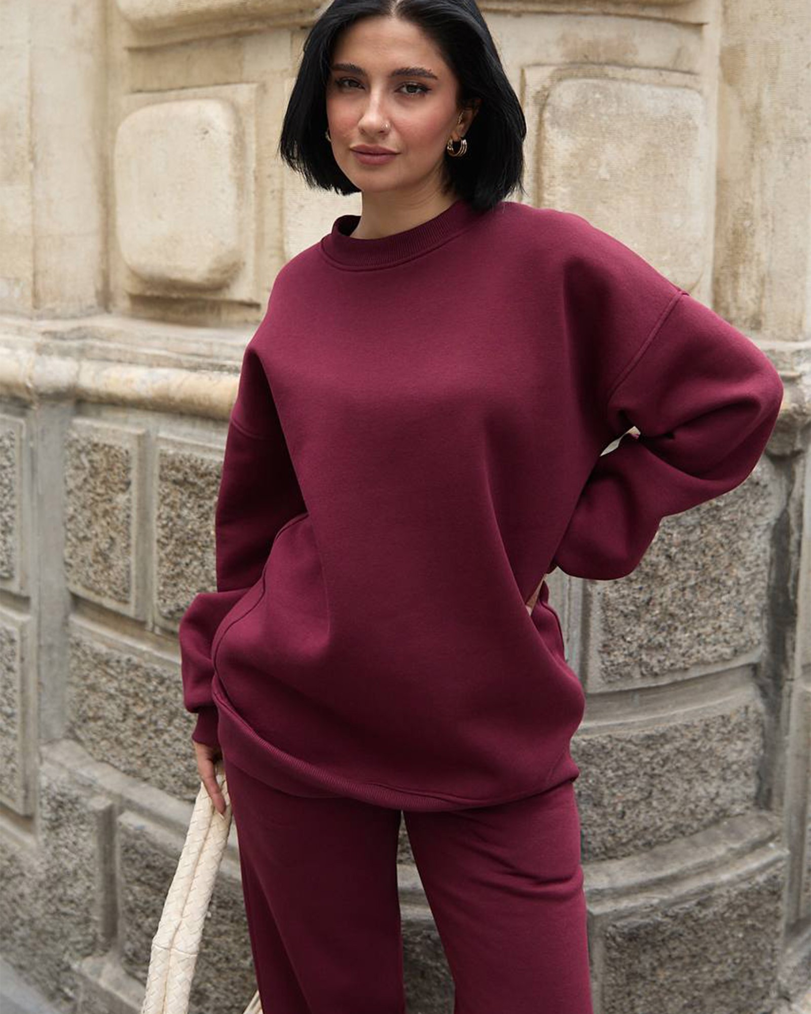 Dvodjelna termo trenerka Merritt - bordo