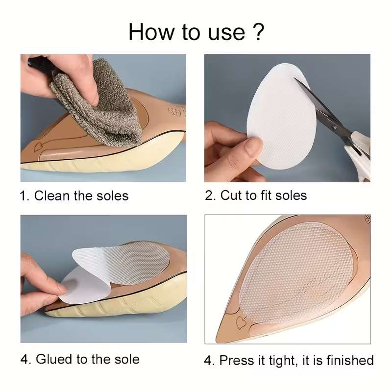 Gumene samoljepljive naljepnice protiv klizanja - providni 5 Gumene samoljepljive naljepnice protiv klizanja - providni - Slika 5