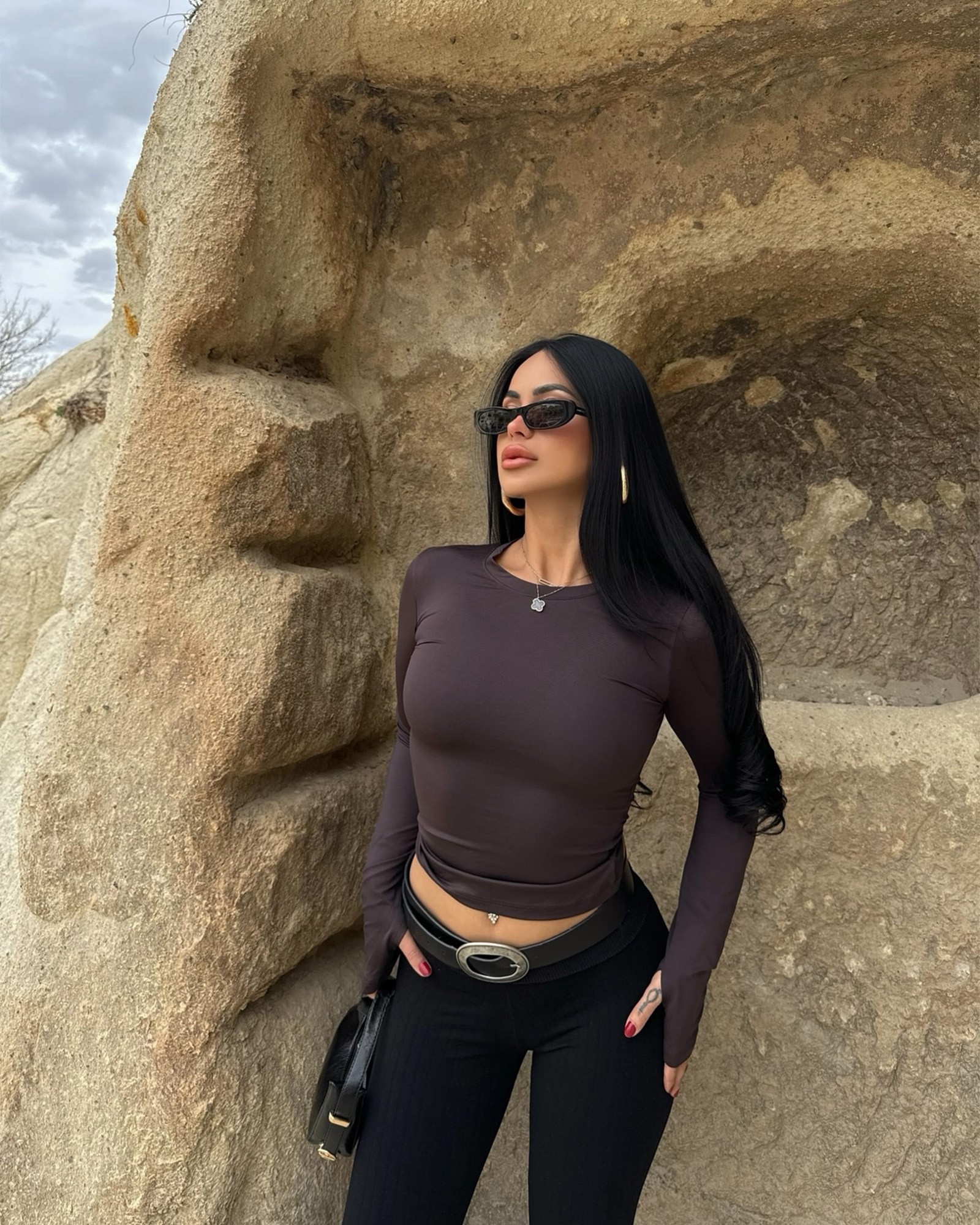 Majica Coco - smeđa - Slika 2