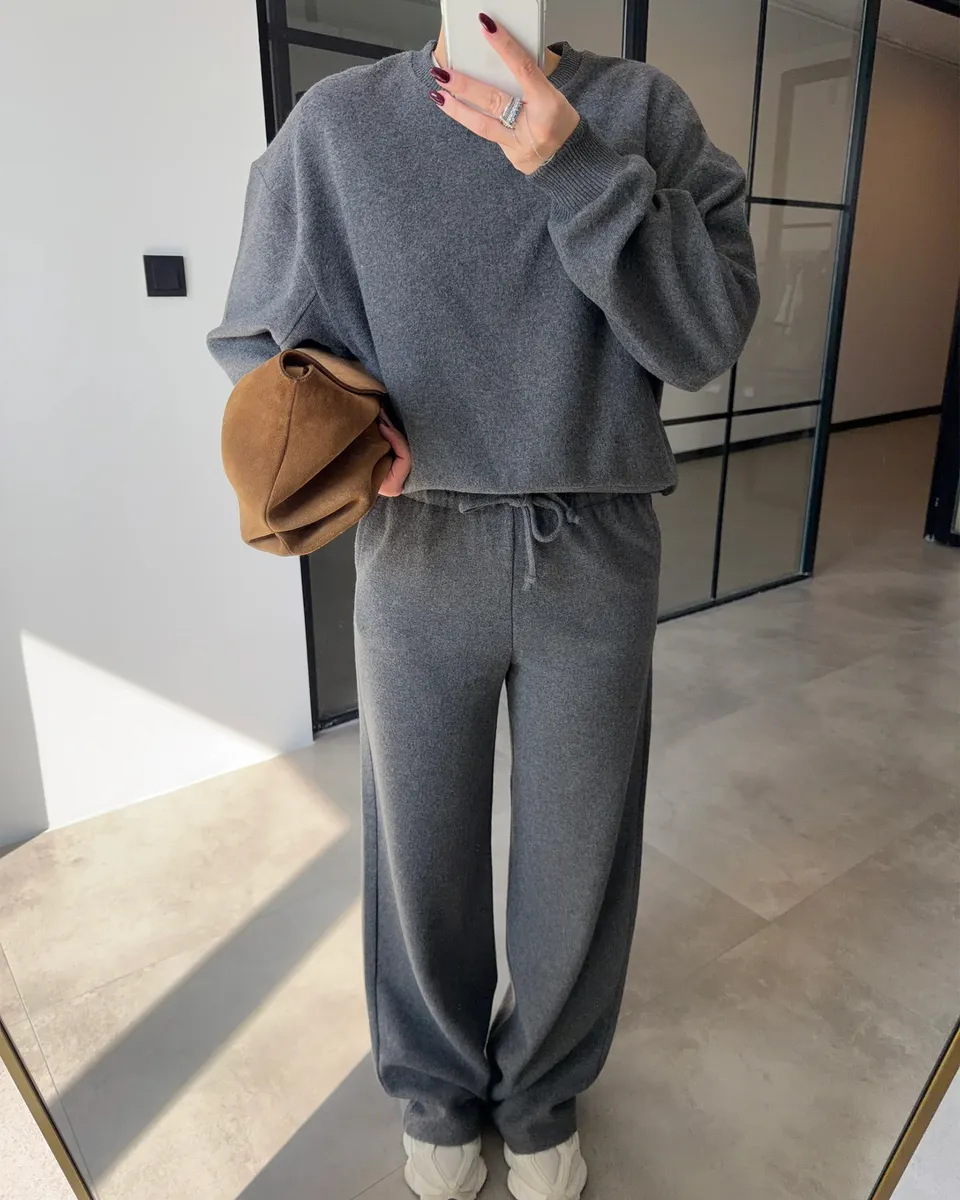 Dvodjelni set Michelle - antracit - Slika 2