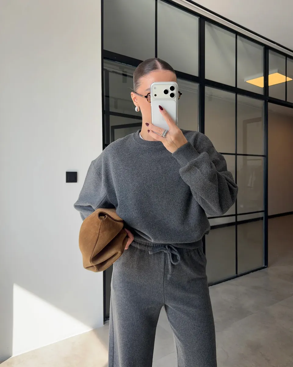 Dvodjelni set Michelle - antracit - Slika 3