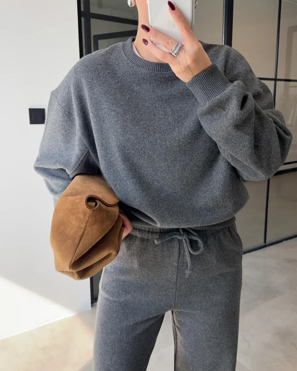 Dvodjelni set Michelle - antracit - Slika 4