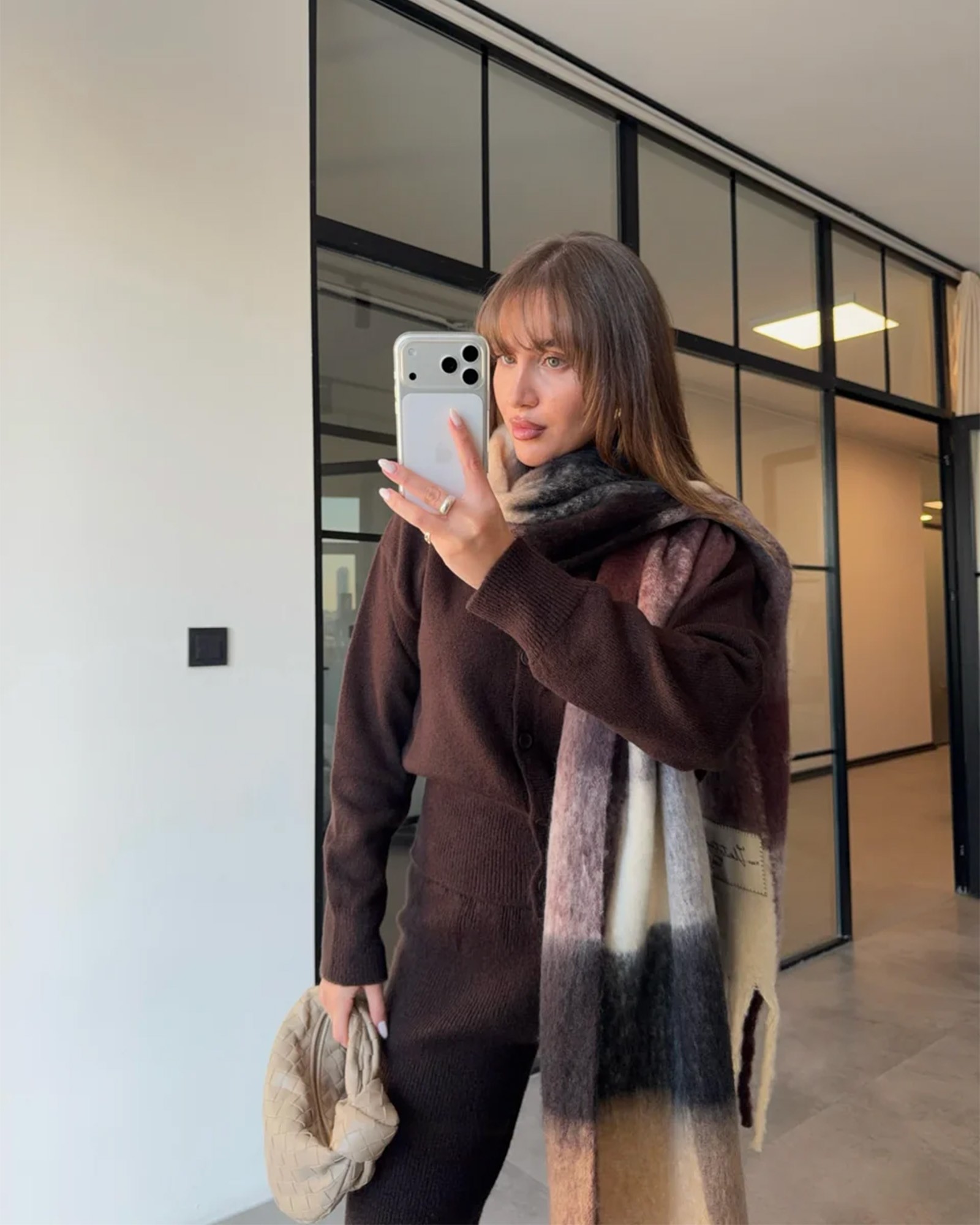 Dvodjelni set Bridget - smeđi - Slika 7